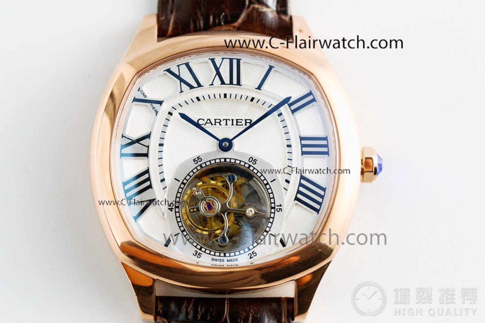 Drive De Cartier Tourbillon 41mm Watch Swiss Grade Replica